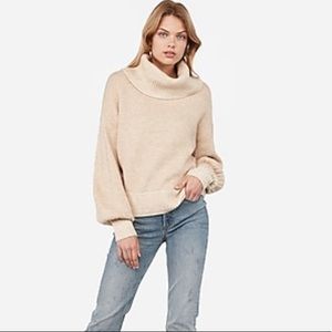 Cowl neck sweater